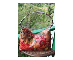 Argentinian Floral Leather Bag Over Sized Studded Hobo Bag For $185 | free-classifieds-usa.com - 2