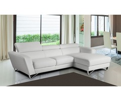 Sparta Mini Italian Leather Sectional Sofa - Get.Furniture | free-classifieds-usa.com - 2