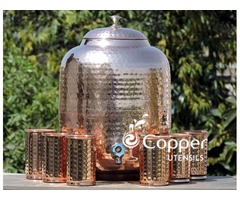 Shop for Twelve Liter Pure Copper Water Dispenser with Six Tumblers at an Amazing Price  | free-classifieds-usa.com - 3