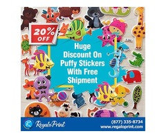 20% Huge Discount on Puffy Stickers with Free Shipment | RegaloPrint | free-classifieds-usa.com - 1