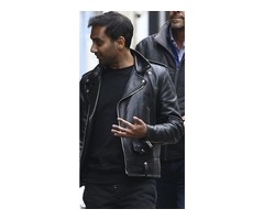 Aziz Ansari Real Cowhide Leather Jacket | free-classifieds-usa.com - 2