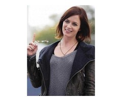 Emily Blunt Arthur Newman Real Distressed Cowhide Leather Jacket | free-classifieds-usa.com - 1