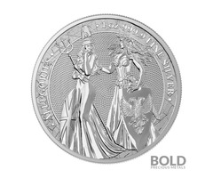 2019 Silver Allegories Germania And Britannia BU Round – 1 oz | free-classifieds-usa.com - 1