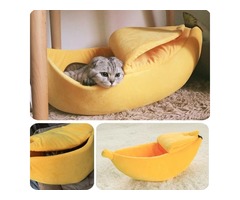 Cozy Cute Banana Cat Bed-Animals | free-classifieds-usa.com - 1