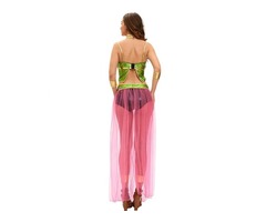 2019 Hot Selling Halloween Cosplay Green Pink 6pcs Slave Princess Costume | free-classifieds-usa.com - 4