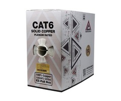 Buy Cat6 Plenum Solid Bare Copper Conductor Cable | free-classifieds-usa.com - 1