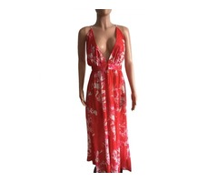 Factory price women sexy strapless sexy v neck backless chiffon maxi dress | free-classifieds-usa.com - 4