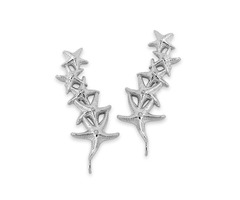 Ear Climbers Starfish Ear Pin Earrings, $38 - OROGEM | free-classifieds-usa.com - 2