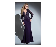 Long Sleeve Mermaid Long Evening Formal Prom Dresses for Women | free-classifieds-usa.com - 4