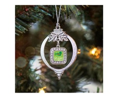 Purchase Vegan Square Charm Christmas / Holiday Ornament | free-classifieds-usa.com - 2