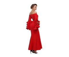 Most popular sexy slash neck party evening gown women evening dress  | free-classifieds-usa.com - 2