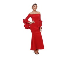 Most popular sexy slash neck party evening gown women evening dress  | free-classifieds-usa.com - 4
