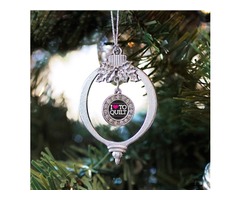 Get I Love to Quilt Circle Charm Christmas / Holiday Ornament | free-classifieds-usa.com - 2
