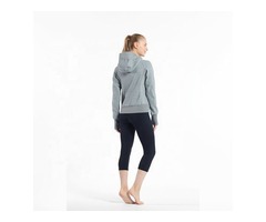 High quality zip-up sweatshirt workout custom logo women fitness hoodie | free-classifieds-usa.com - 2