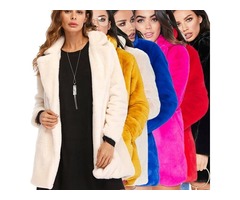 HESSZ winter ladies overcoat solid warm long sleeve coat with pocket women | free-classifieds-usa.com - 1