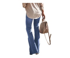 Hot sale light blue wash vintage wide leg jeggings jeans jaket women jeans en turquie | free-classifieds-usa.com - 2