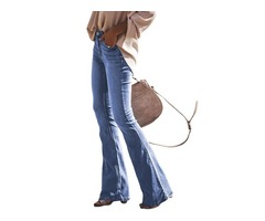 Hot sale light blue wash vintage wide leg jeggings jeans jaket women jeans en turquie | free-classifieds-usa.com - 3