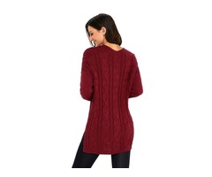  Last Fashion Wine Red Oversize Cozy up Knit Sweater For Women 2019  | free-classifieds-usa.com - 2
