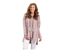 V-Neck Solid Color Fashion Oversize Cozy up Loose Knit Sweater Women | free-classifieds-usa.com - 2