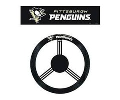 NHL Pittsburgh Penguins Poly-Suede Steering Wheel Cover | free-classifieds-usa.com - 1