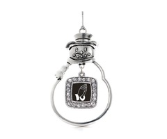 Purchase Praying Hands Square Charm Christmas / Holiday Ornament | free-classifieds-usa.com - 3