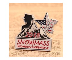 Custom Enamel Pins | Snowmass Women Veterans Custom Pins Cheap | free-classifieds-usa.com - 1