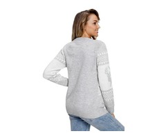2019 Popular Women Grey White Reindeer and Christmas Tree Sweater | free-classifieds-usa.com - 4