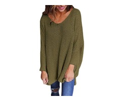 Newest long sleeve knitted V neck sweater pullover for women | free-classifieds-usa.com - 4
