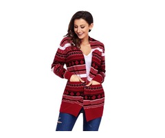2019 Hot Selling Christmas Knitted Long Sleeve O Neck Pullover Women Sweater Cardigans  | free-classifieds-usa.com - 1