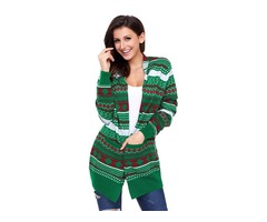 Top sale lady Christmas sweater long sleeve Xmas cardigan for woman | free-classifieds-usa.com - 2