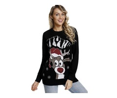 2019 New Design Winter Ladies Pullover Reindeer Christmas Knit Women Sweater | free-classifieds-usa.com - 3
