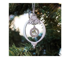 Get Daisy Flower Circle Charm Christmas / Holiday Ornament | free-classifieds-usa.com - 3