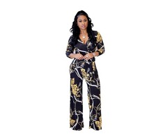 HESSZ floral high quality sexy ladies fitness long sleeve jumpsuit | free-classifieds-usa.com - 2