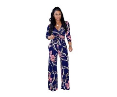 HESSZ floral high quality sexy ladies fitness long sleeve jumpsuit | free-classifieds-usa.com - 4