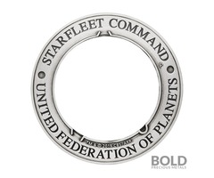 2019 Tuvalu Star Trek Command Emblem 2-Piece 3 oz Silver | free-classifieds-usa.com - 3