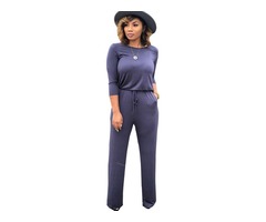 Hessz Hot Sale Solid Color Long Sleeve Loose Jumpsuit for Ladies  | free-classifieds-usa.com - 1