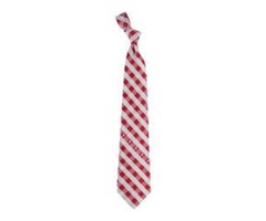 NCAA Alabama Crimson Tide Woven Checkered Tie | free-classifieds-usa.com - 1
