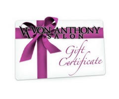 Von Anthony Salon Holiday Gift Card Special | free-classifieds-usa.com - 1