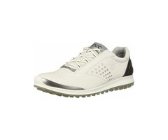 ECCO Women’s Biom Hybrid 2 Golf Shoe, White Yak Leather, 7 M US | free-classifieds-usa.com - 1