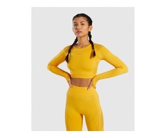HESSZ seamless leggings crop top women sportswear yoga sets | free-classifieds-usa.com - 3