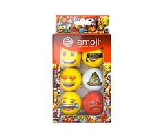 Emoji Official Novelty Fun Golf Balls – 6 Pack | free-classifieds-usa.com - 1