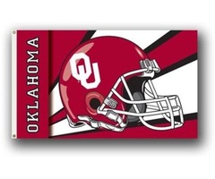 NCAA Oklahoma Sooners 3 Ft. X 5 Ft. Flag W/Grommets - Helmet Design | free-classifieds-usa.com - 1