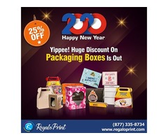 Yippee! 25% Discount On Packaging Boxes Is Out - RegaloPrint | free-classifieds-usa.com - 1