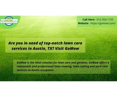 Are you in need of top-notch lawn care services in Austin, TX? Visit GoMow | free-classifieds-usa.com - 1