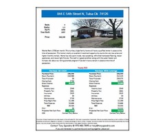3 BEDROOM House For Sale - 844 E 54th Street N, Tulsa Ok 74126 | free-classifieds-usa.com - 1