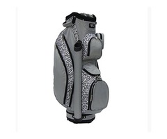 RJ Sports Lb-960 Ladies Cart Bag with 3pk Head Covers, Leopard/Grey, 9? | free-classifieds-usa.com - 1