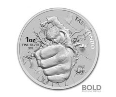 2020 South Korean Silver Taekwondo 1 oz Bullion Coin | free-classifieds-usa.com - 1