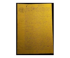 HISTORICAL HAND WRITTEN DOCUMENTS & MANUSCRIPTS 1600'S-1800'S | free-classifieds-usa.com - 2