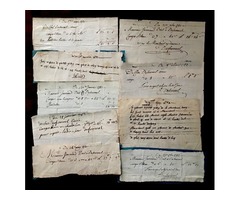 HISTORICAL HAND WRITTEN DOCUMENTS & MANUSCRIPTS 1600'S-1800'S | free-classifieds-usa.com - 4