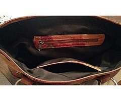 100% Argentinean Floral Leather Bag - Slender Lines & Roomy For $165 | free-classifieds-usa.com - 3